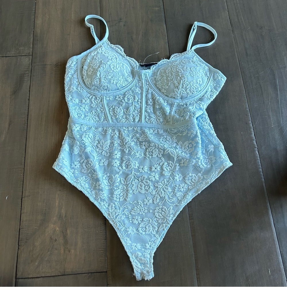 Faded Rose Lacey Bodysuit